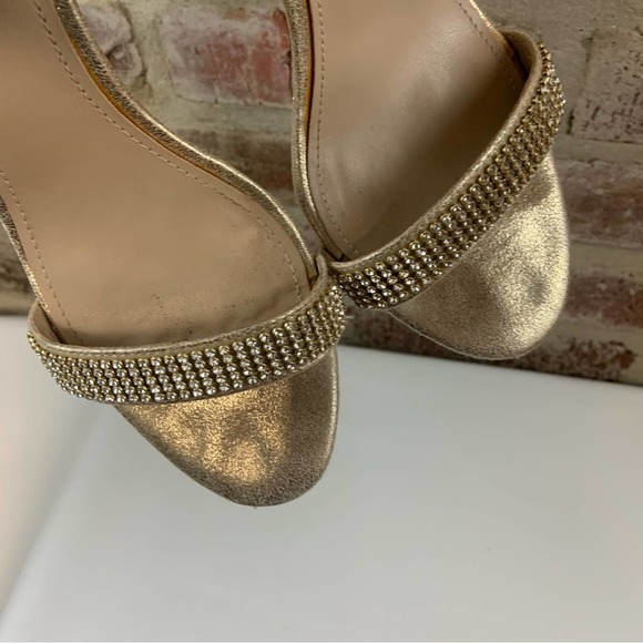 Guess gold rhinestone strappy heels 8 - Picture 5 of 8